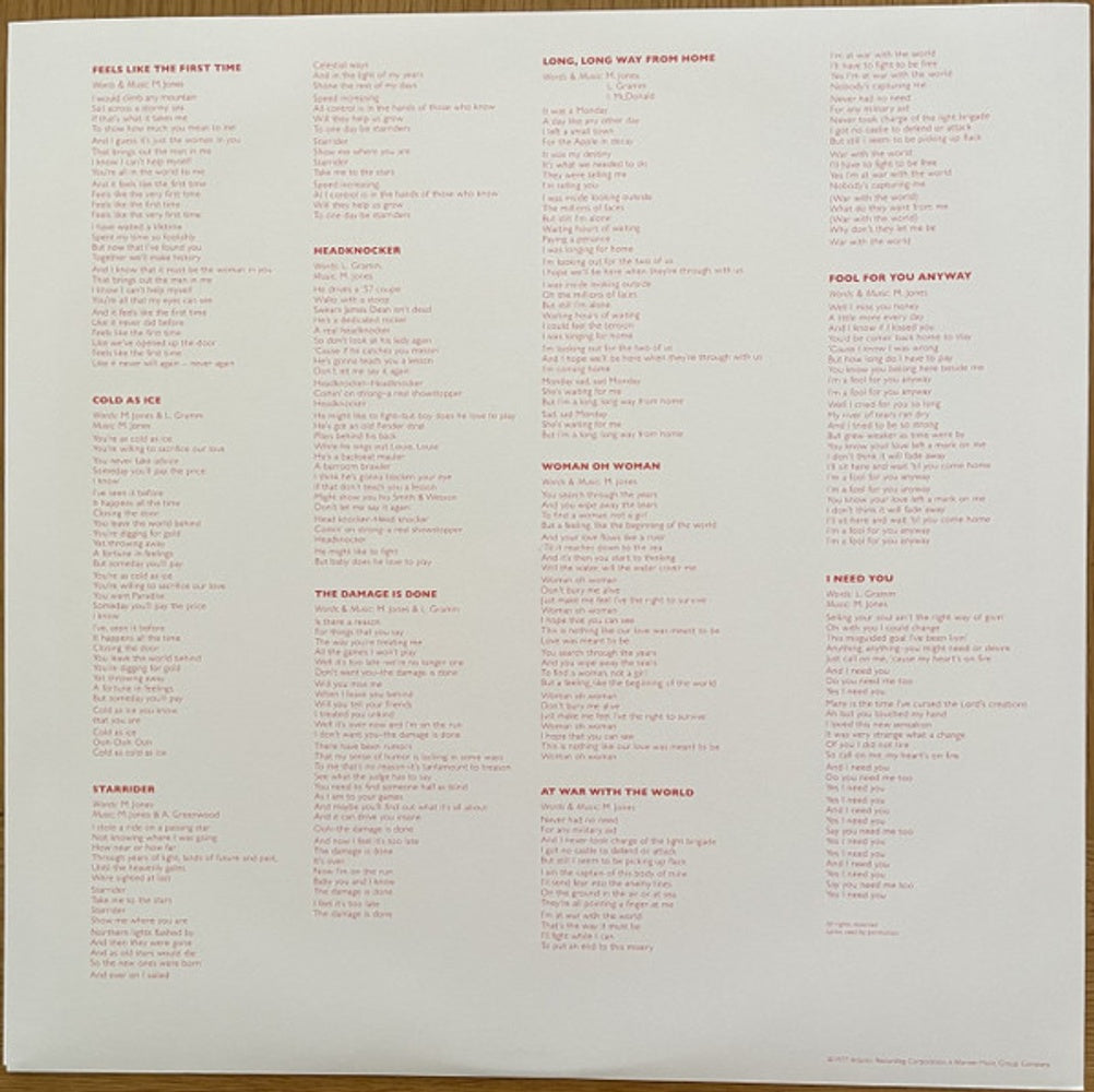 Image 5: Foreigner – Foreigner (Rocktober 2023 Crystal Clear Diamond LP Vinyl) Vinyl LP | Relix