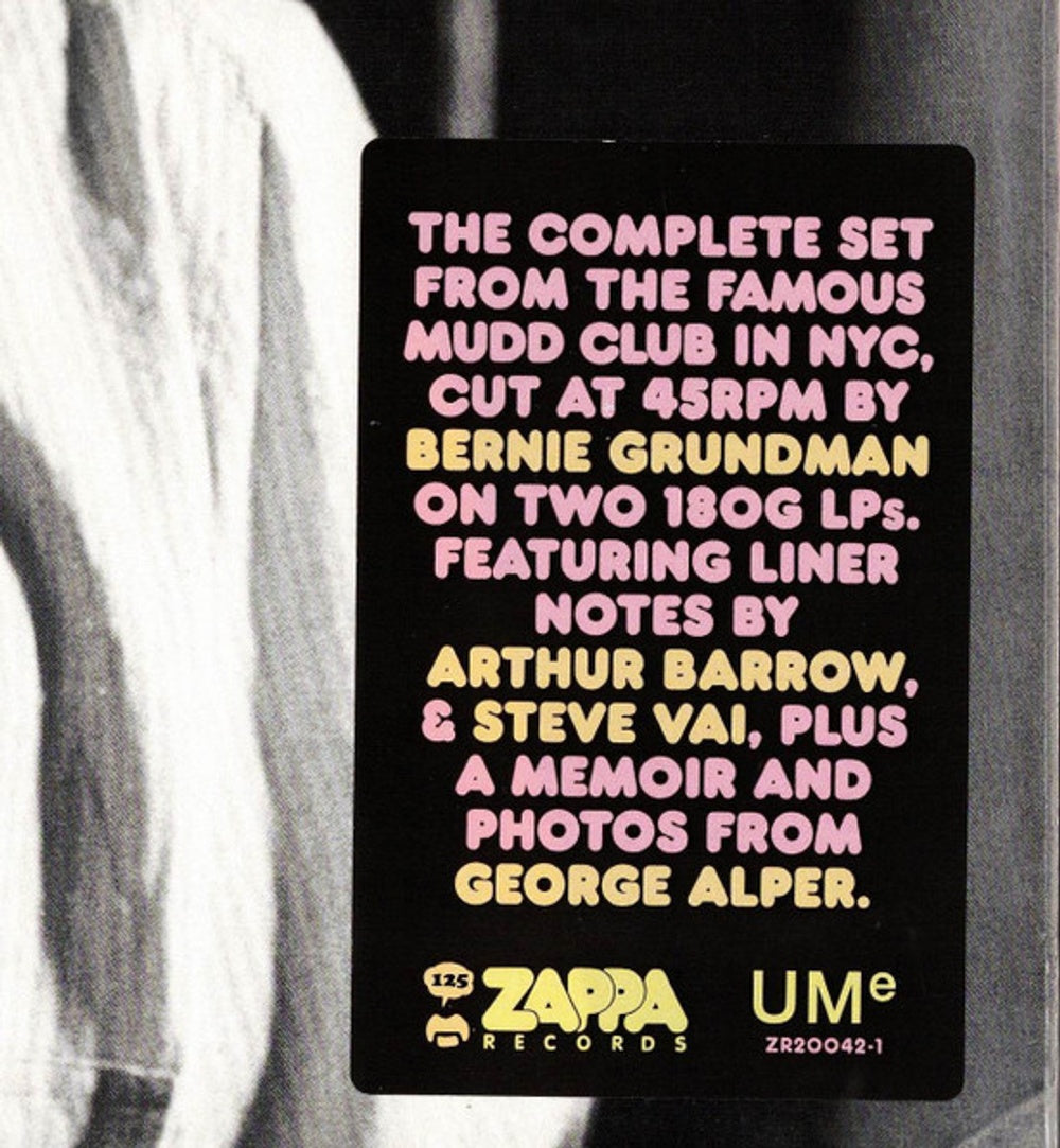 Image 5: Frank Zappa – Zappa ’80: Mudd Club (2-LP Vinyl) Vinyl LP | Relix