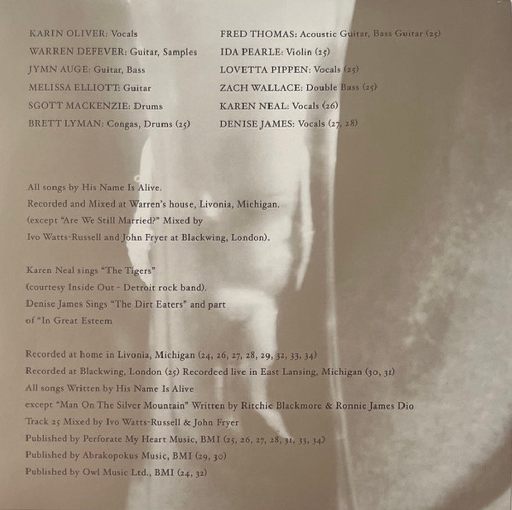 Image 5: His Name Is Alive – Home Is In Your Head CD | Relix