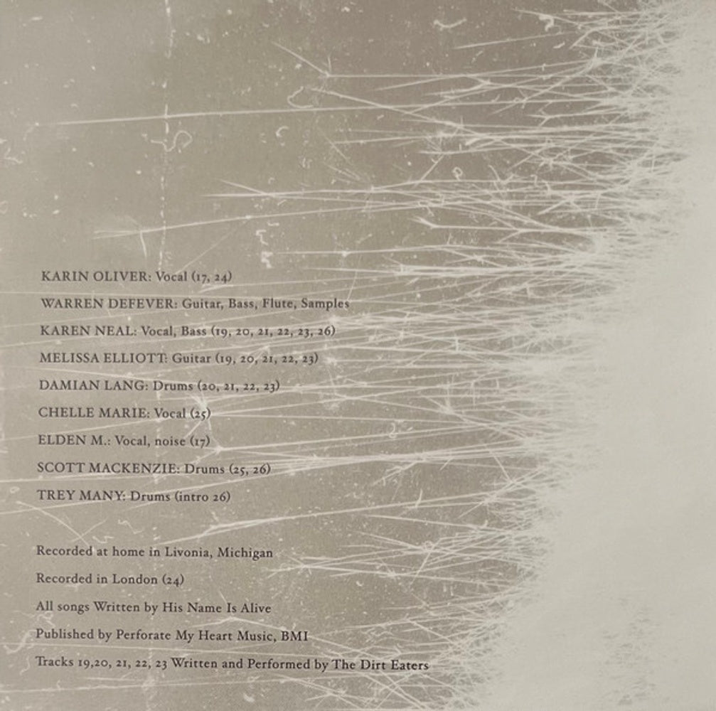 Image 5: His Name Is Alive – Mouth By Mouth CD | Relix