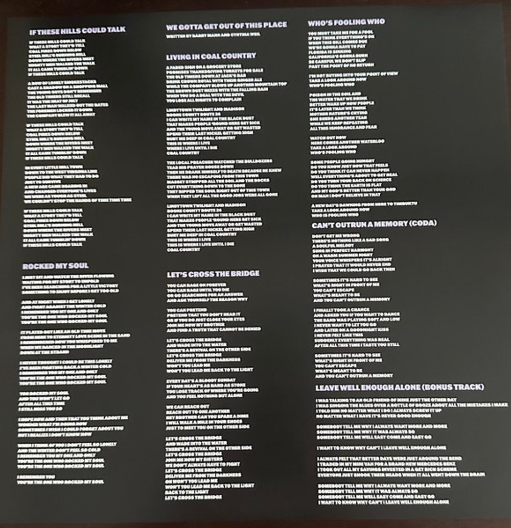 Image 5: Joe Grushecky  & Houserockers – Cant Outrun A Memory Vinyl LP | Relix