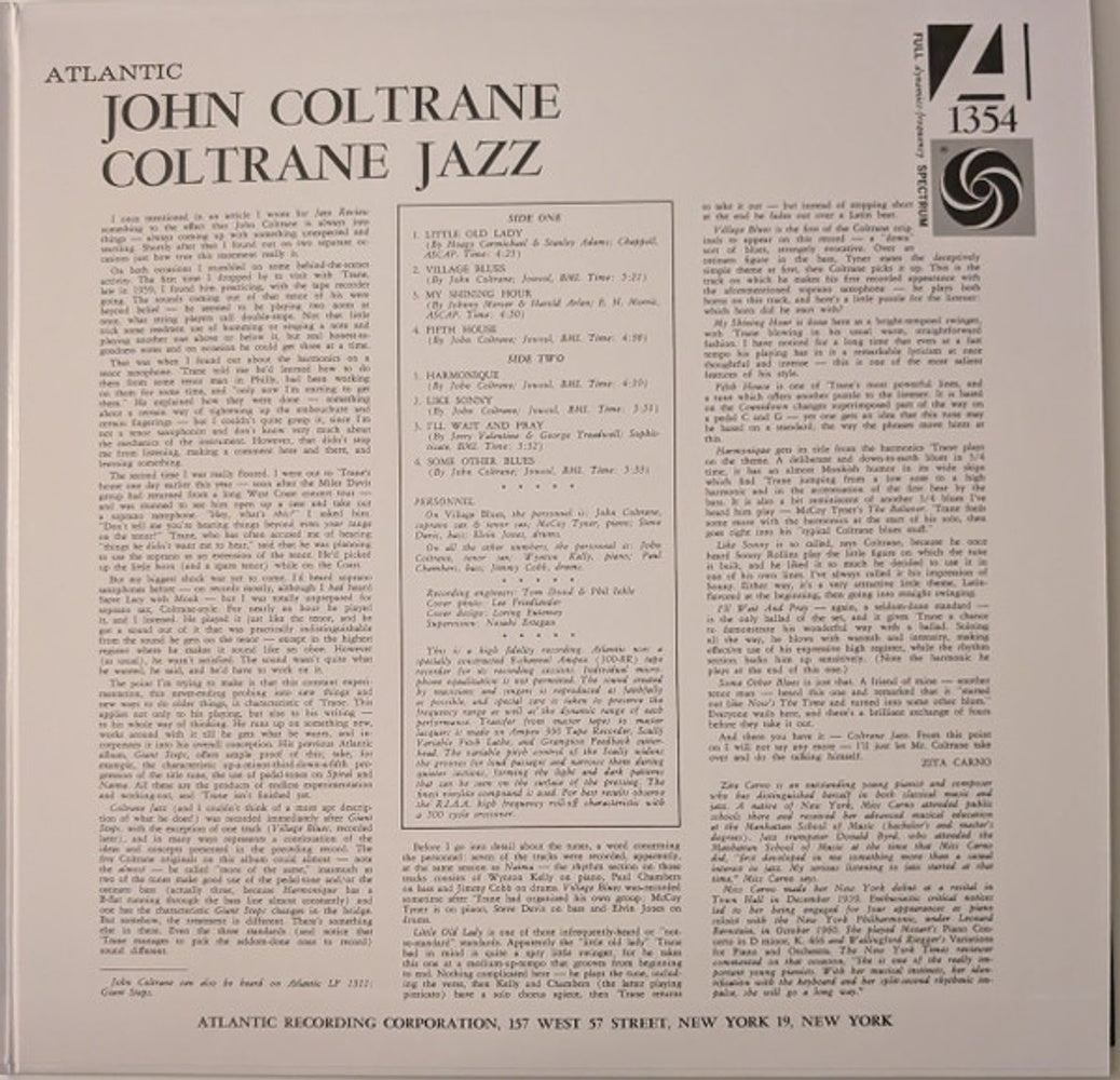 Image 5: John Coltrane – Giant Steps (Syeor26, 180 Gram, Mono LP Vinyl) Vinyl LP | Relix
