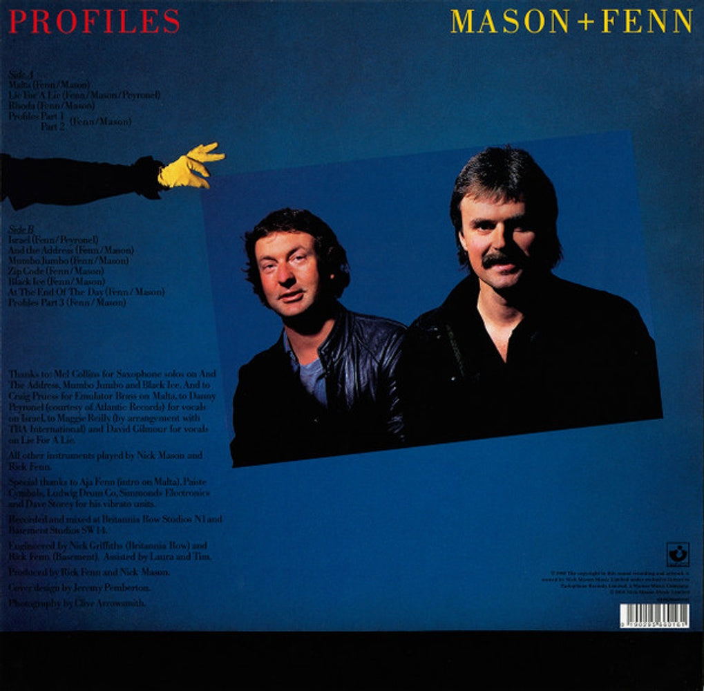 Image 5: Nick Mason  & Fenn,Rick – White Of The Eye - O.S.T. Vinyl LP | Relix