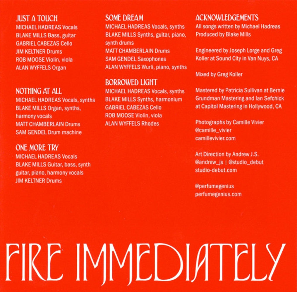 Image 5: Perfume Genius – Set My Heart On Fire Immediately CD | Relix
