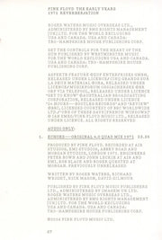 Image 5: Pink Floyd – 1971 Reverber/Ation (Box Set CD) CD | Relix