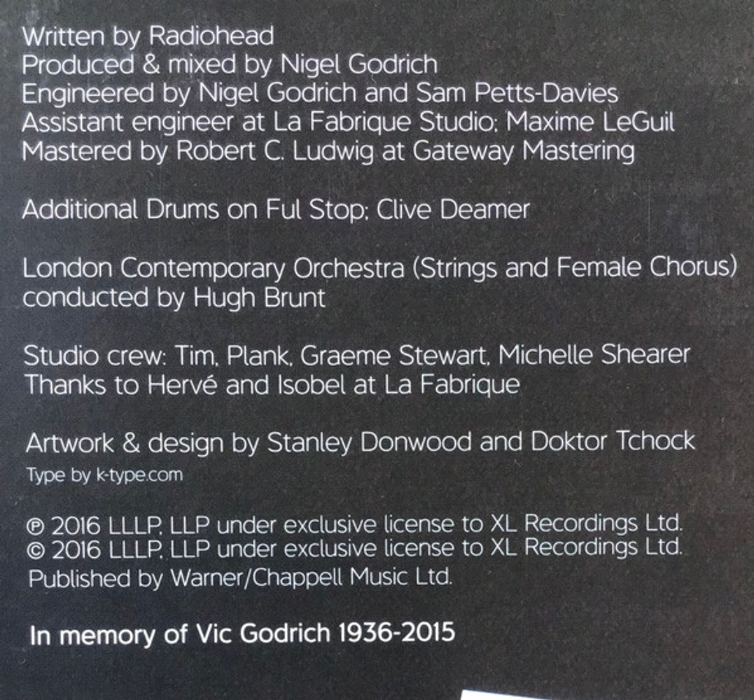 Image 5: Radiohead – A Moon Shaped Pool Vinyl LP | Relix