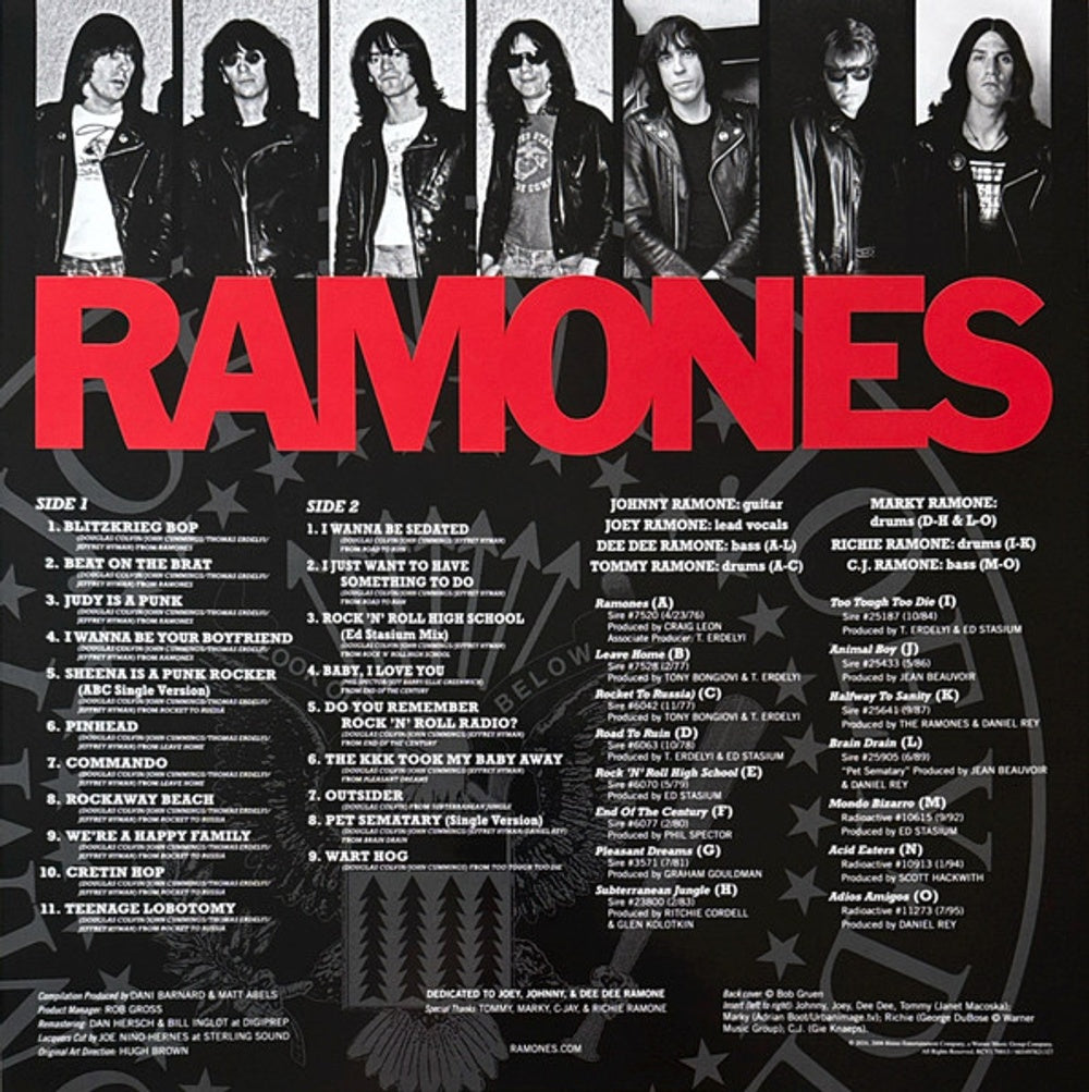 Image 5: Ramones – Greatest Hits (Clear LP Vinyl) Vinyl LP | Relix