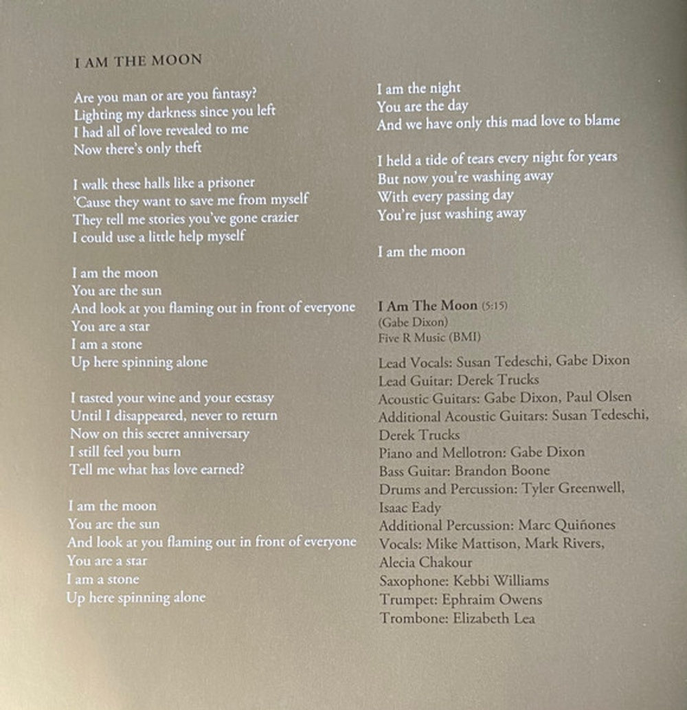 Image 5: Tedeschi Trucks Band – I Am The Moon: I. Crescent CD | Relix