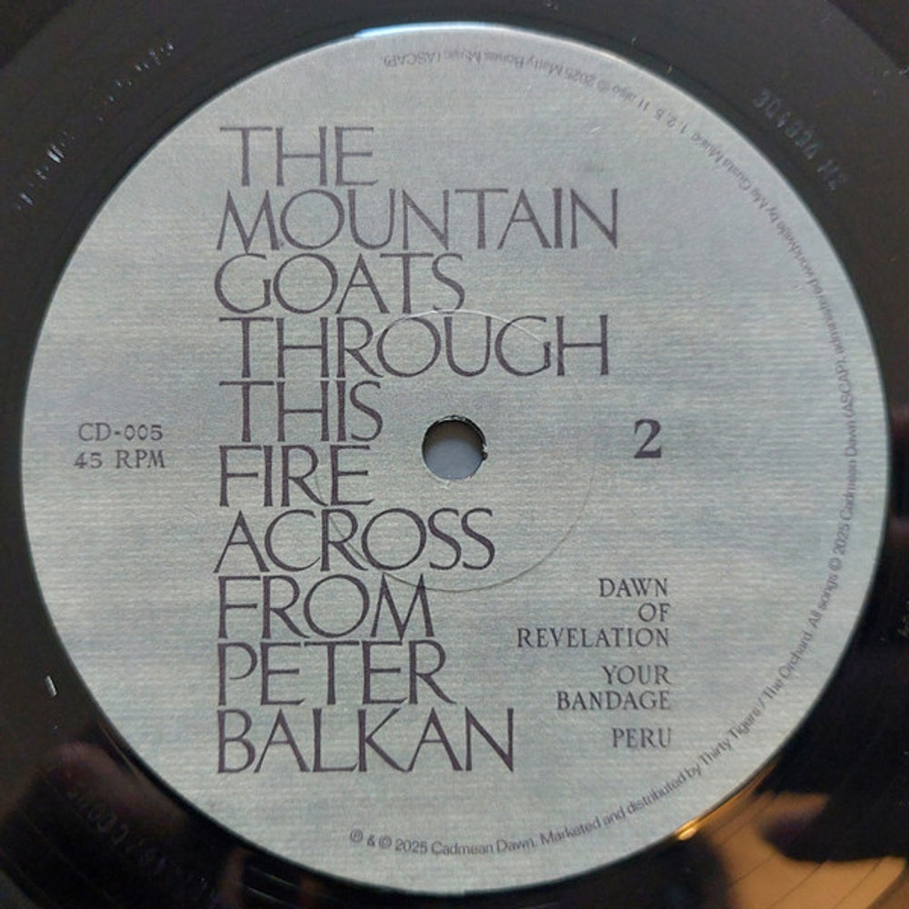 Image 5: The Mountain Goats – Through This Fire Across from Peter Balkan Vinyl LP | Relix