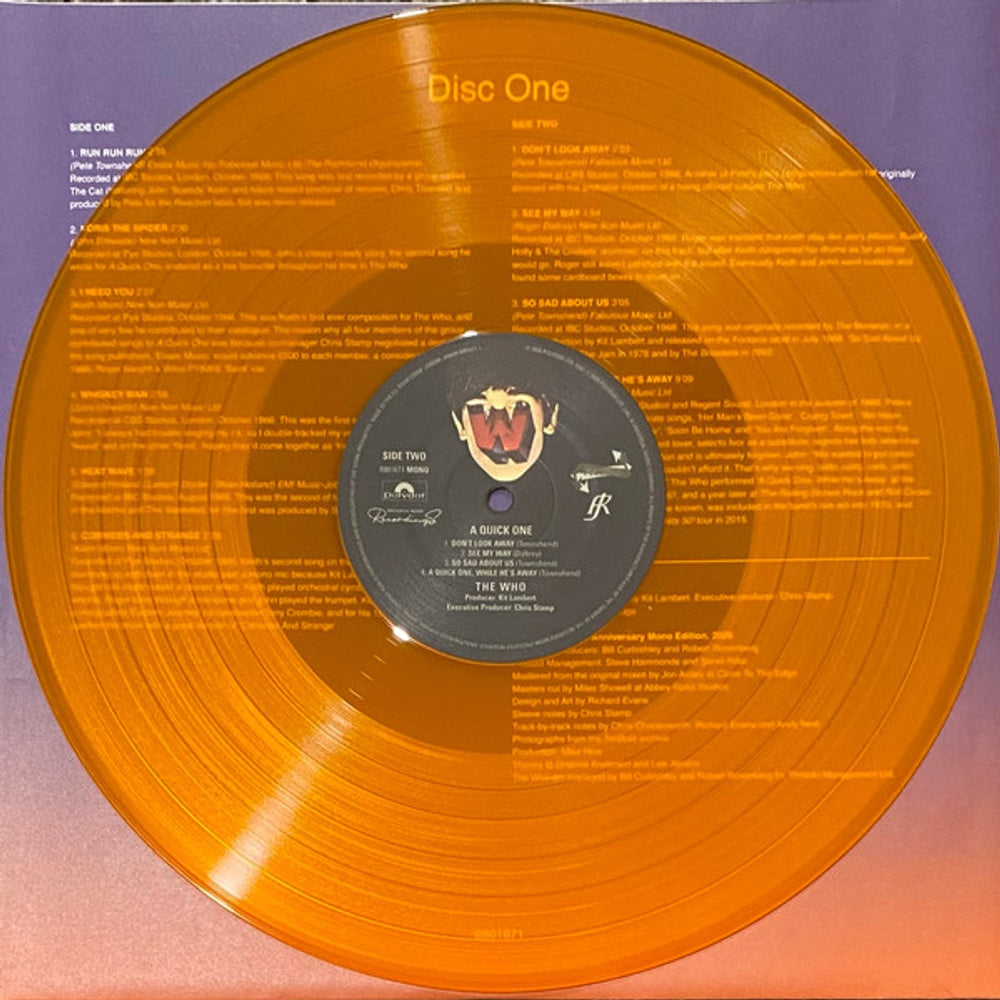 Image 5: The Who – A Quick One (RSD 2026 LP Vinyl) Vinyl LP | Relix