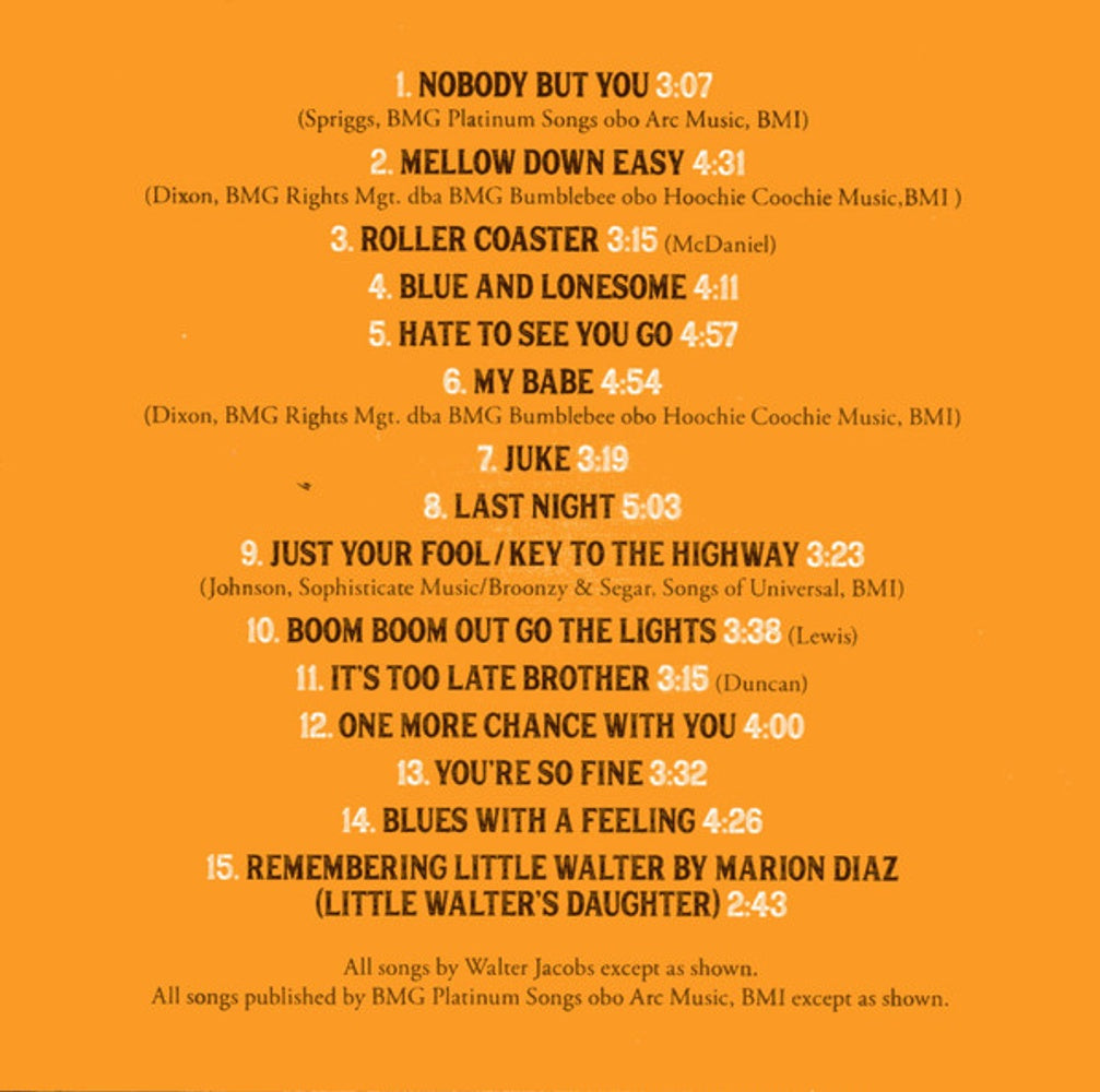 Image 6: Billy Branch & The Sons of Blues – Roots And Branches - The Songs Of Little Walter CD | Relix