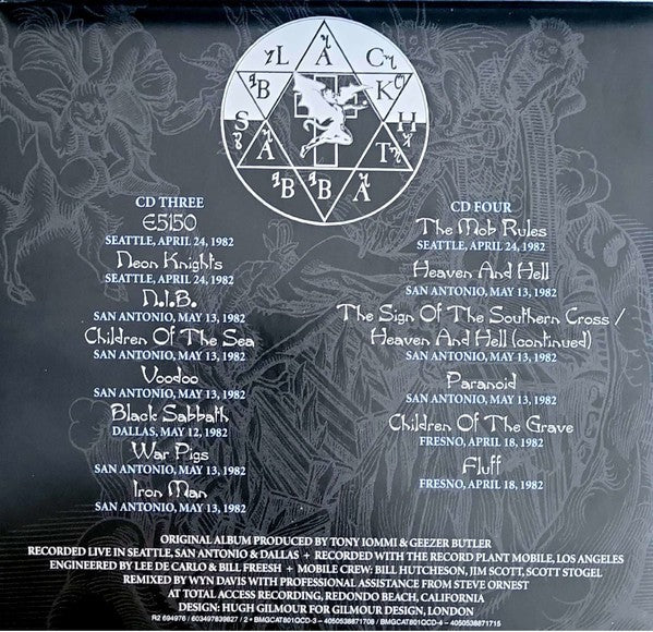 Image 6: Black Sabbath – Live Evil: 40th Anniversary (Super Deluxe CD Box Set) CD | Relix