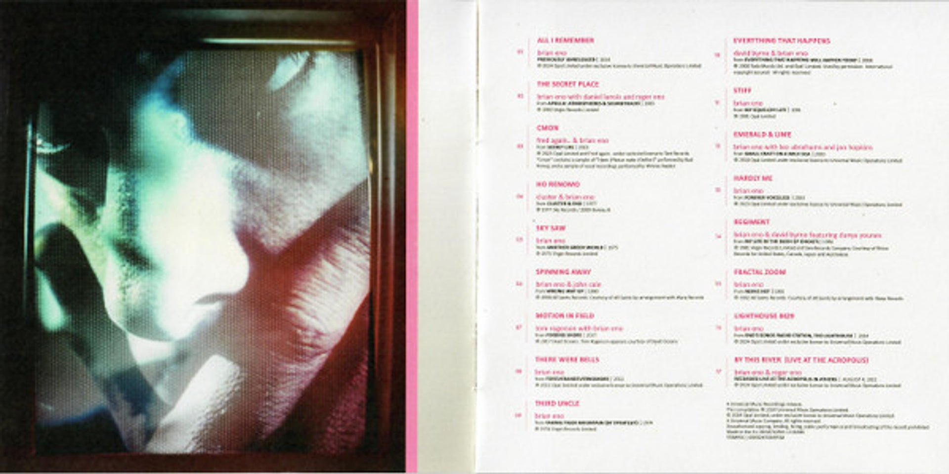 Image 6: Brian Eno – Eno (Original Motion Picture Soundtrack CD) CD | Relix