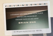 Image 6: Brian Eno – FOREVERANDEVERNOMORE Vinyl LP | Relix