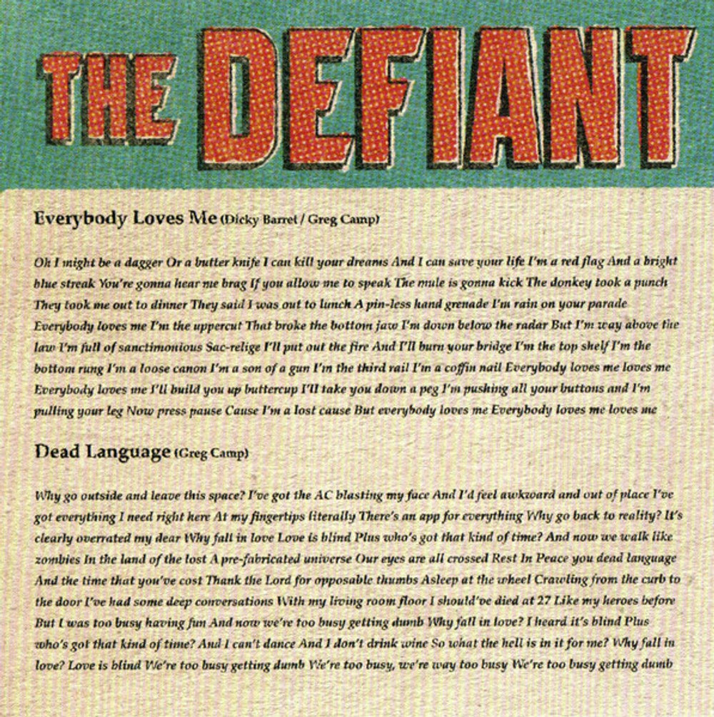 Image 6: Defiant – If We're Really Being Honest CD | Relix