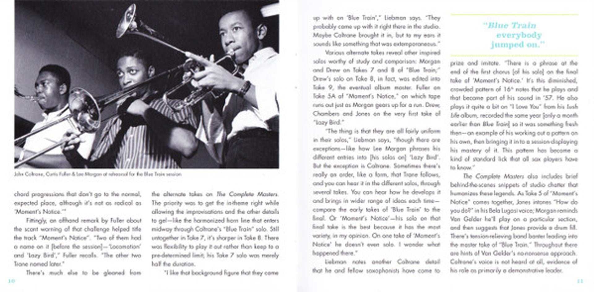 Image 6: John Coltrane – Blue Train: The Complete Masters (Blue Note Tone Poet Series CD) CD | Relix