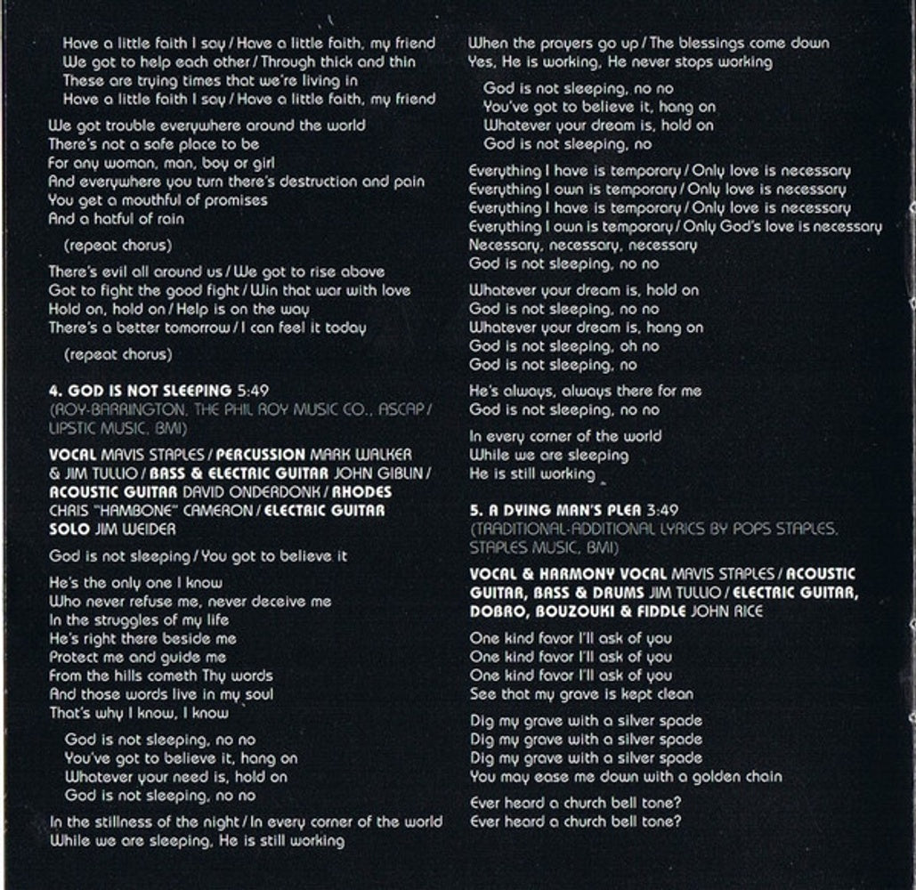 Image 6: Mavis Staples – Have a Little Faith CD | Relix
