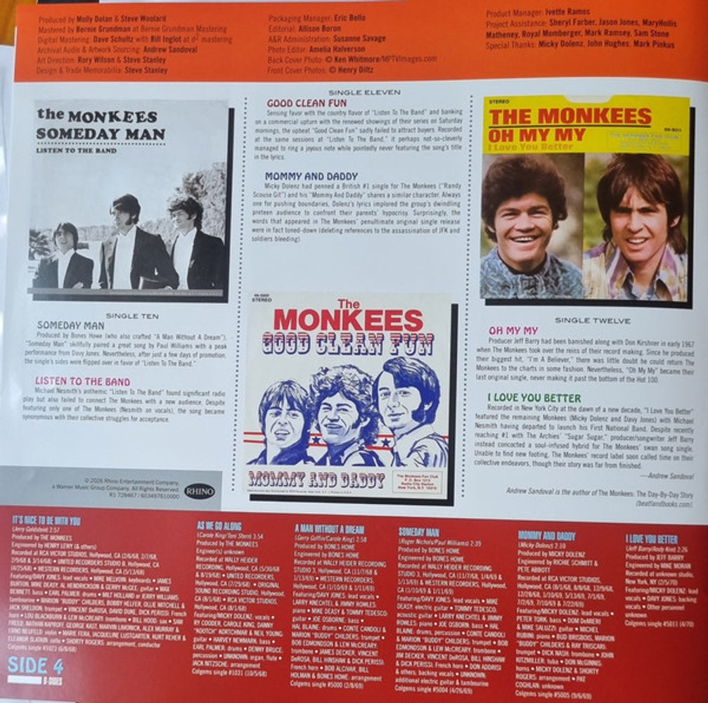 Image 6: Monkees – A's The B's & The Monkees (Syeor26 LP Vinyl) Vinyl LP | Relix