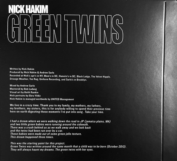 Image 6: Nick Hakim – Green Twins CD | Relix