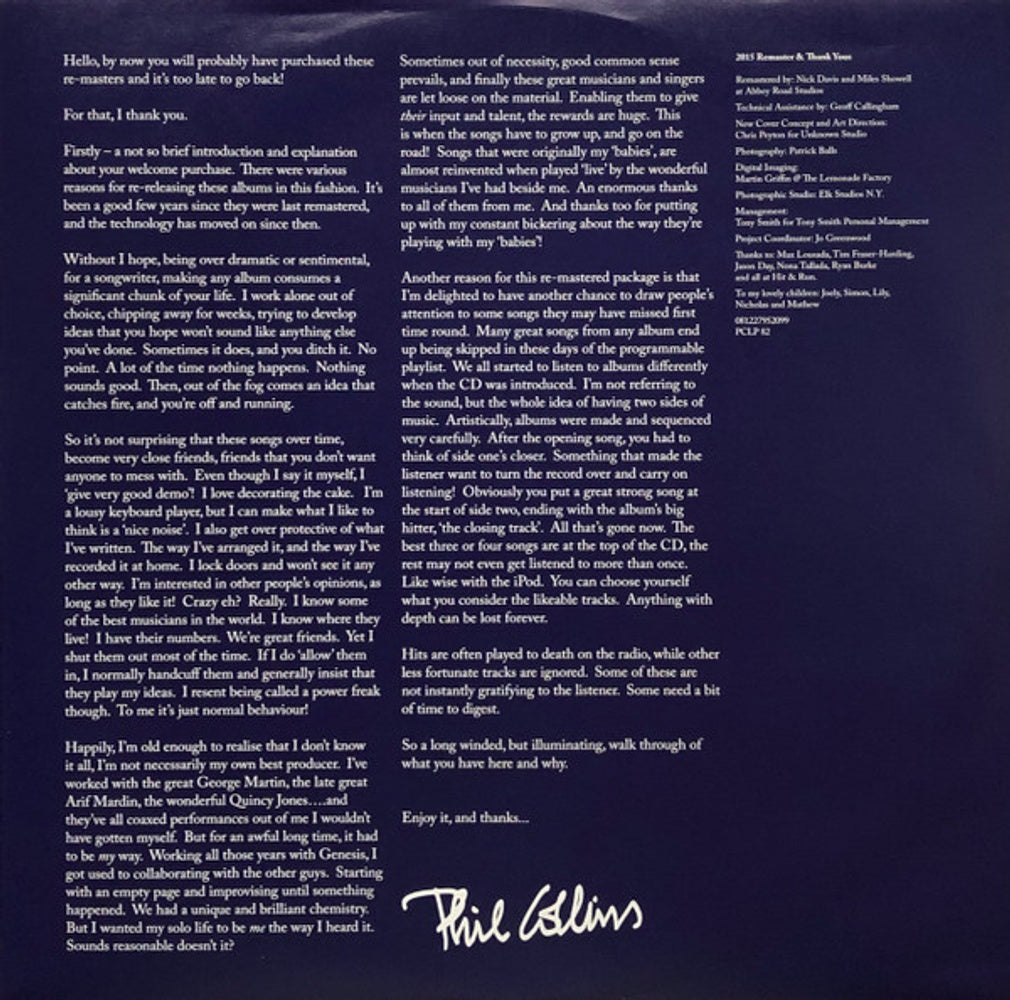 Image 6: Phil Collins – Hello I Must Be Going!: Remastered Vinyl LP | Relix
