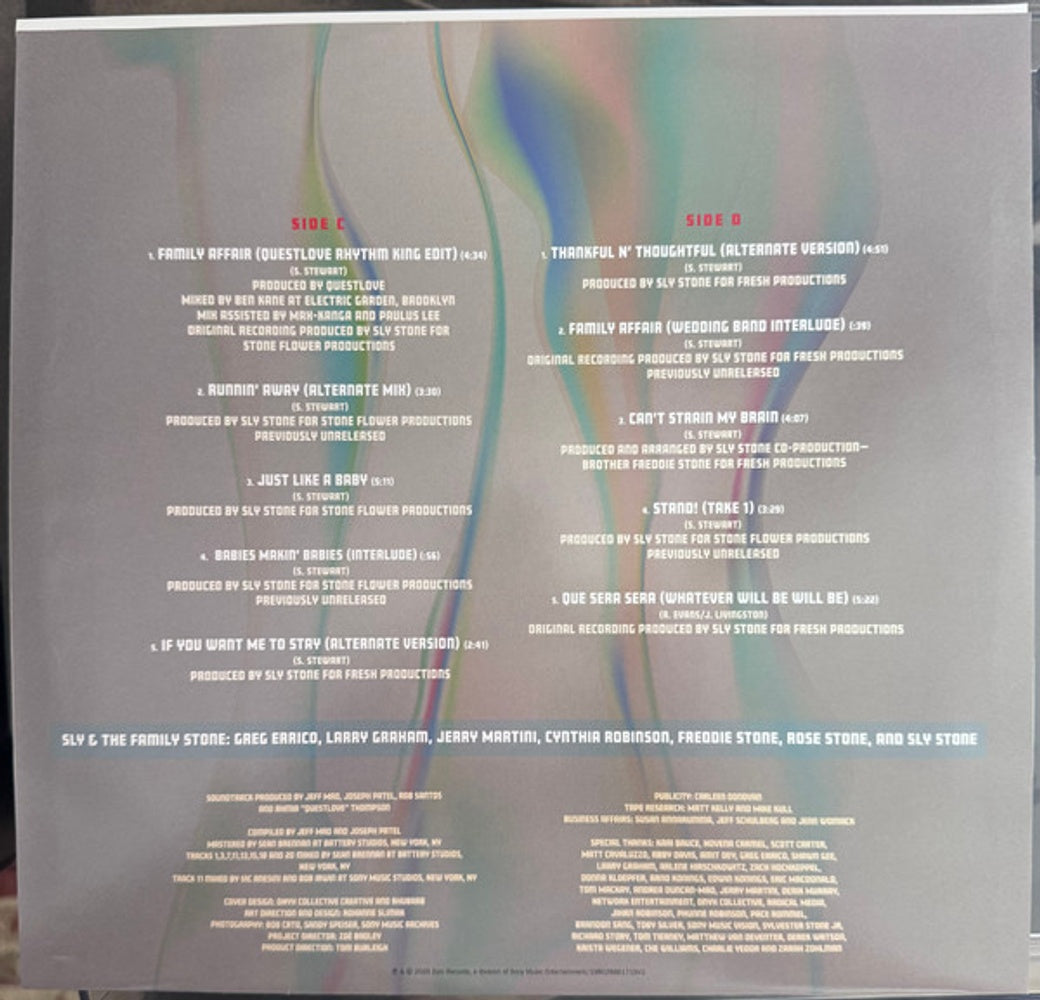 Image 6: Sly & Family Stone – Sly Lives (Aka The Burden Of Black Genius) - O.S.T Vinyl LP | Relix