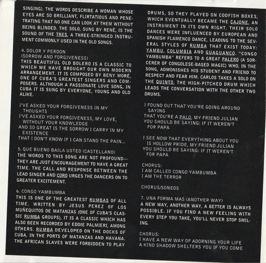 Image 6: Vocal Sampling – Una Forma Mas CD | Relix