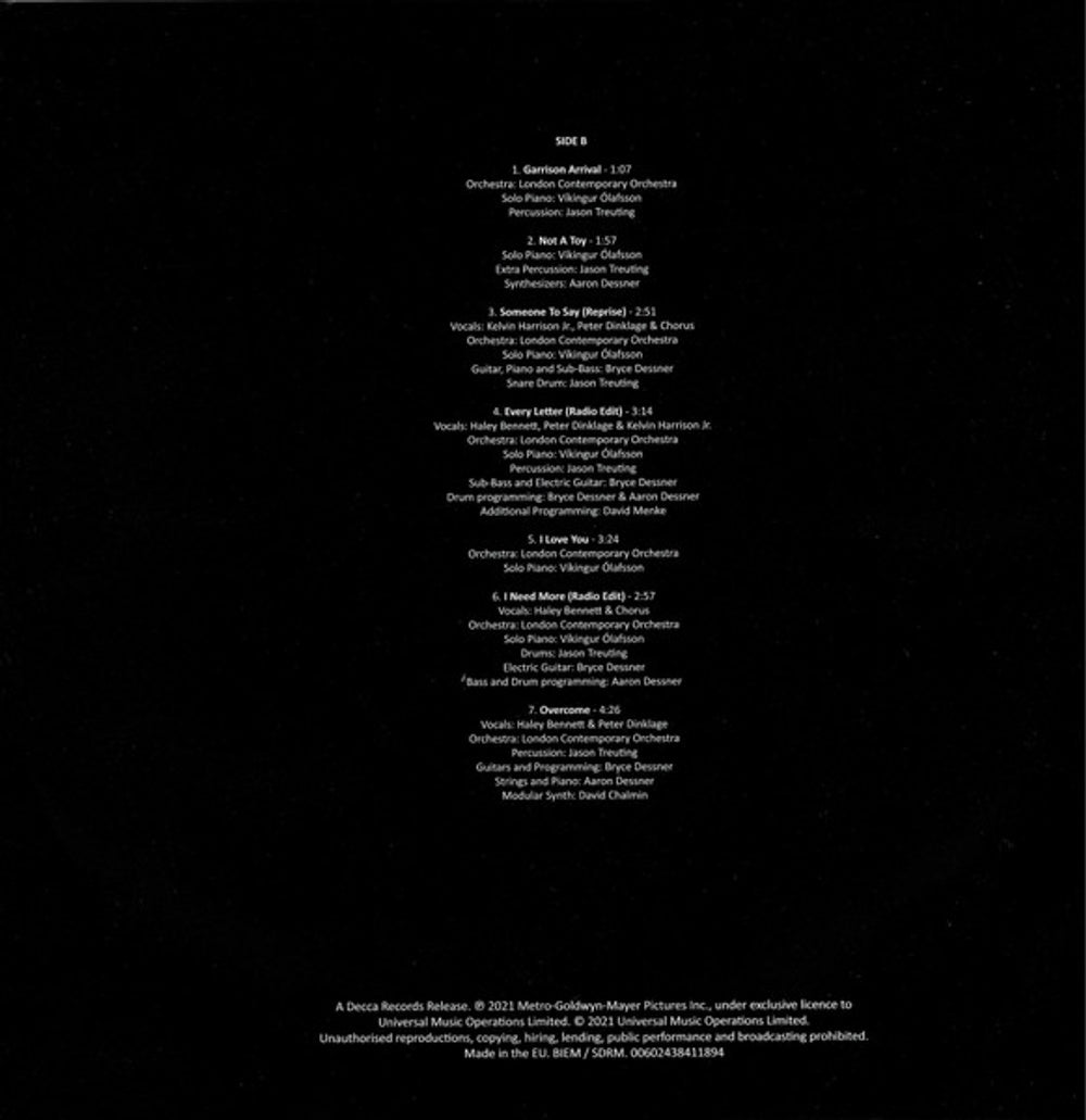Image 7: Bryce Dessner  / Dessner,Aaron – Cyrano - O.S.T. Vinyl LP | Relix