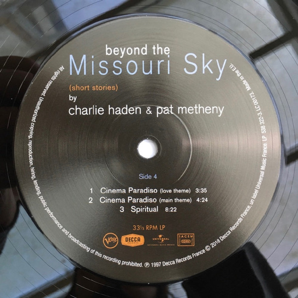 Image 7: Charlie Haden / Metheny,Pat – Beyond The Missouri Sky Vinyl LP | Relix