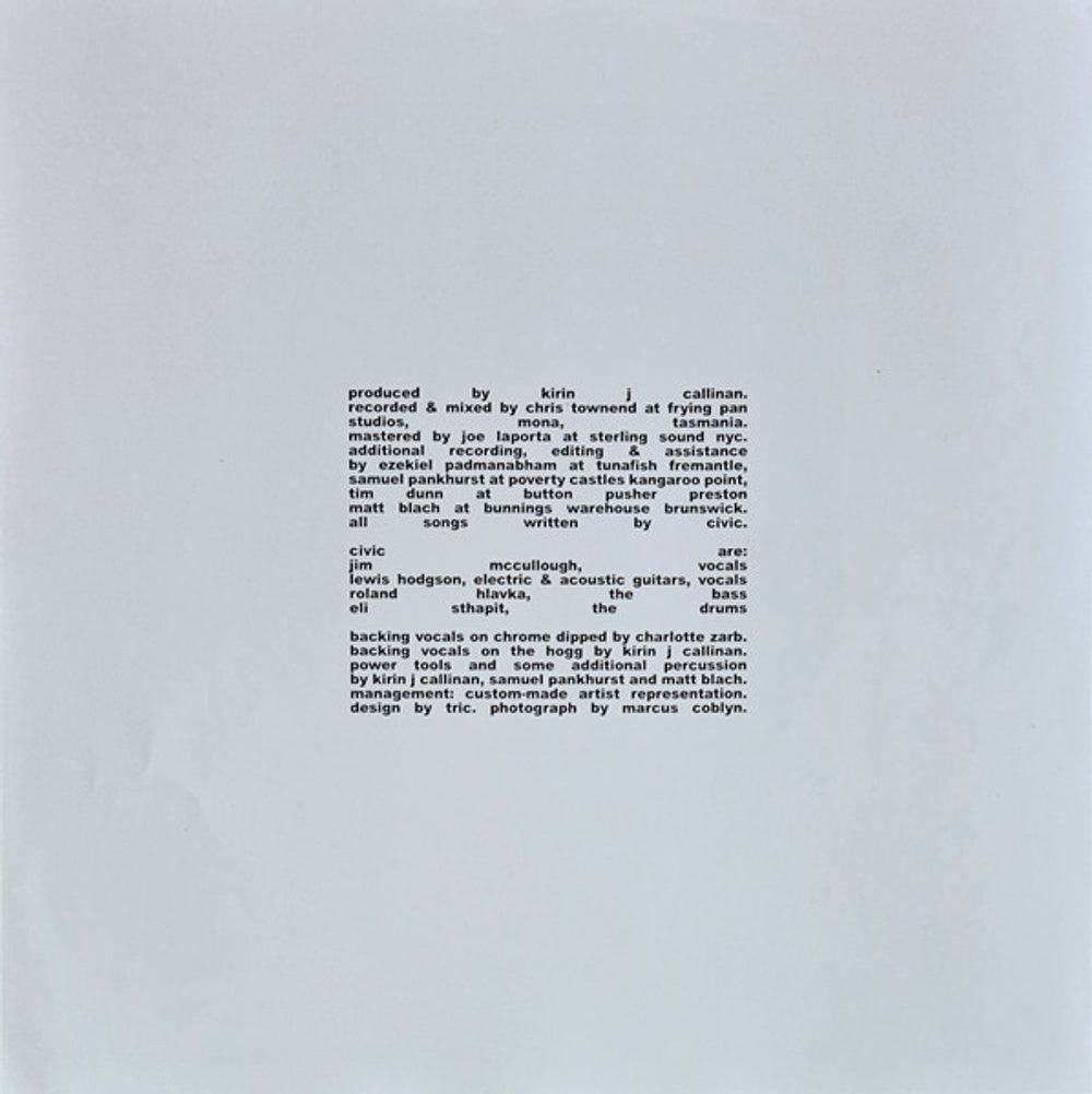 Image 7: CIVIC – Chrome Dipped (Silver Smoke LP Vinyl) Vinyl LP | Relix