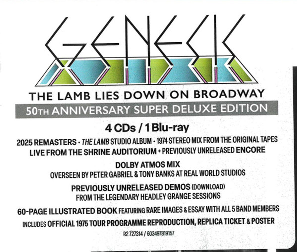 Image 7: Genesis – Lamb Lies Down On Broadway (Box, Wbr CD) CD | Relix