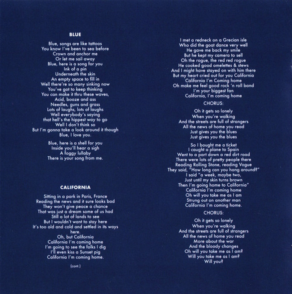 Image 7: Joni Mitchell – Blue CD | Relix