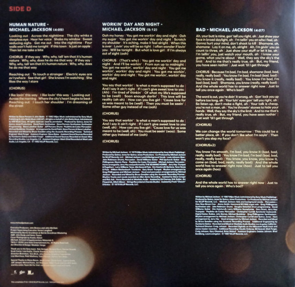Image 7: Michael Jackson – Michael - O.S.T. Vinyl LP | Relix