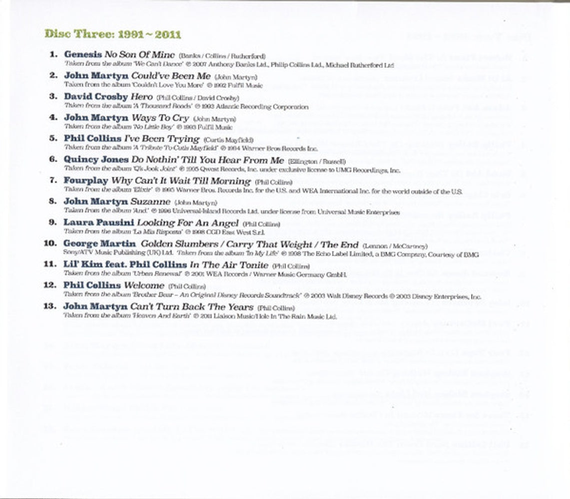 Image 7: Phil Collins – Plays Well With Others (4-CD) CD | Relix