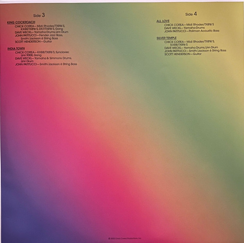 Image 8: Chick Corea – Chick Corea Elektric Band (Gate LP Vinyl) Vinyl LP | Relix