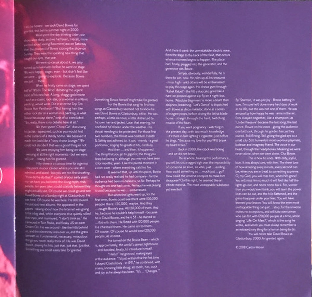 Image 8: David Bowie – Glastonbury 2000 (6-LP Vinyl) Vinyl LP | Relix