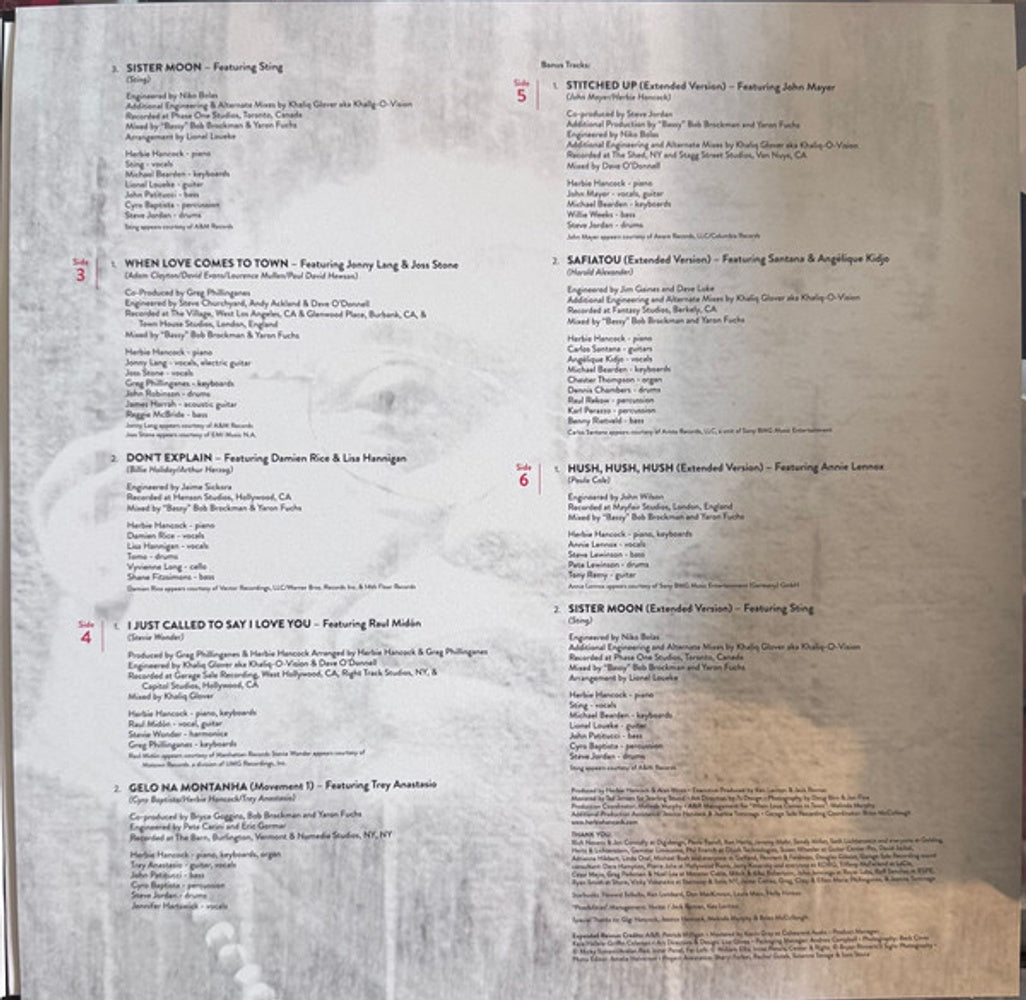 Image 8: Herbie Hancock – Possibilities (Hol LP Vinyl) Vinyl LP | Relix