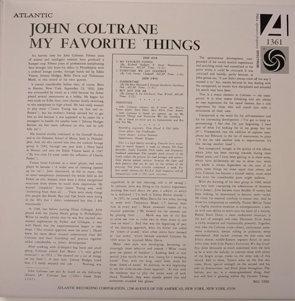 Image 8: John Coltrane – Giant Steps (Syeor26, 180 Gram, Mono LP Vinyl) Vinyl LP | Relix