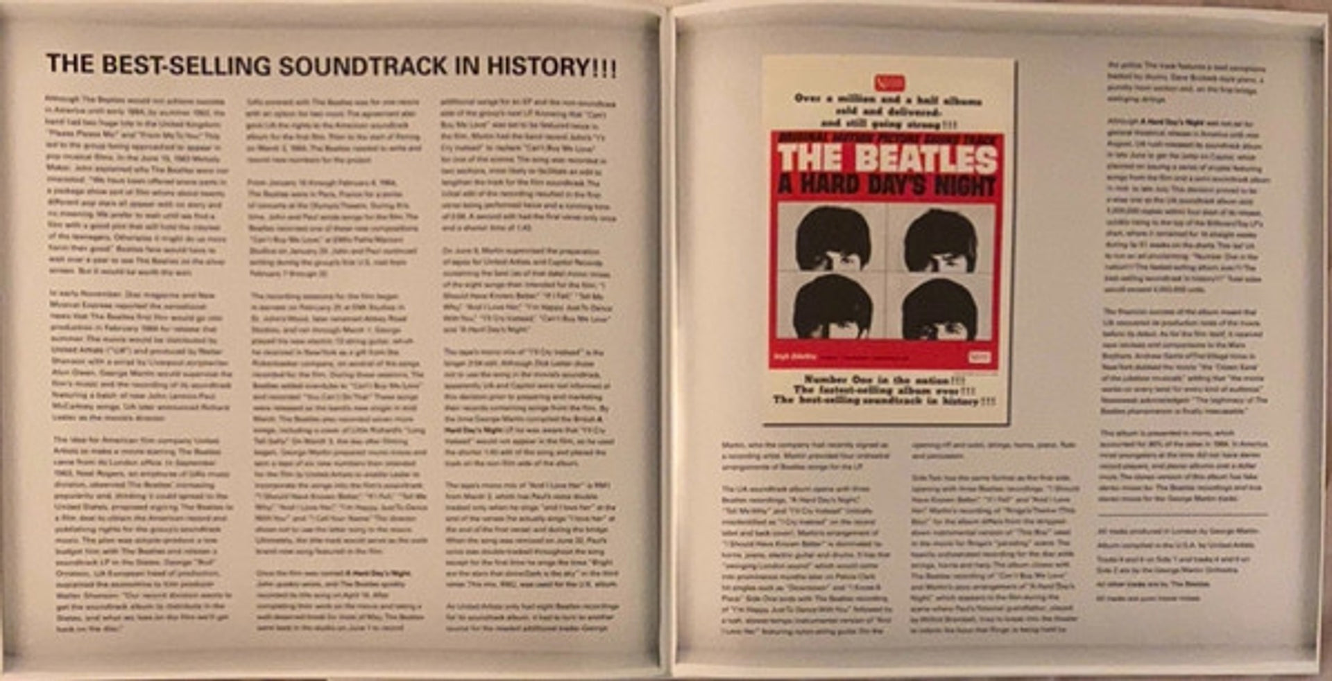 Image 8: The Beatles – A Hard Day's Night (Original Motion Picture Soundtrack) - Vinyl LP | Relix