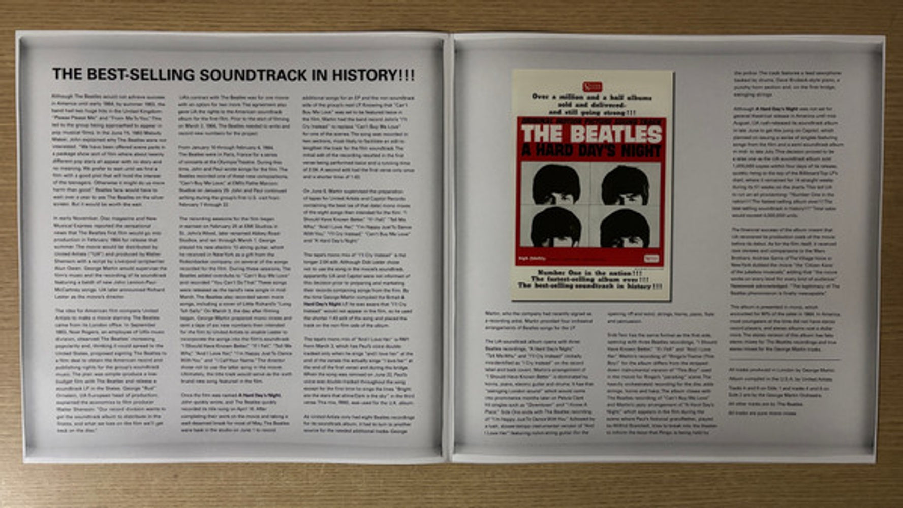 Image 9: The Beatles – A Hard Day's Night (Original Motion Picture Soundtrack) - Vinyl LP | Relix
