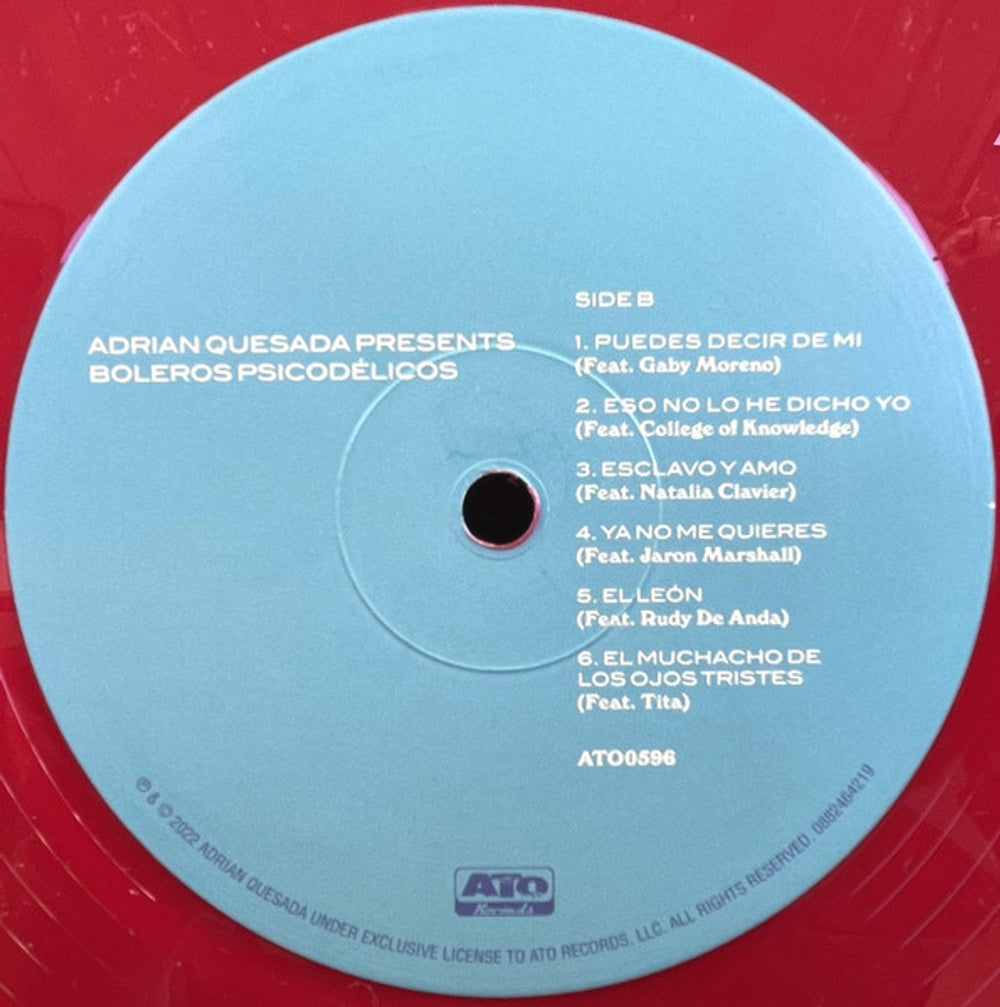 Image: Adrian Quesada – Boleros Psicodélicos (Red LP Vinyl) Vinyl LP | Relix