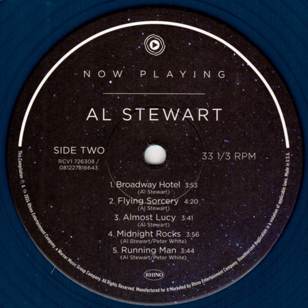 Image: Al Stewart – Now Playing (Blue, Colored, Bme LP Vinyl) Vinyl LP | Relix