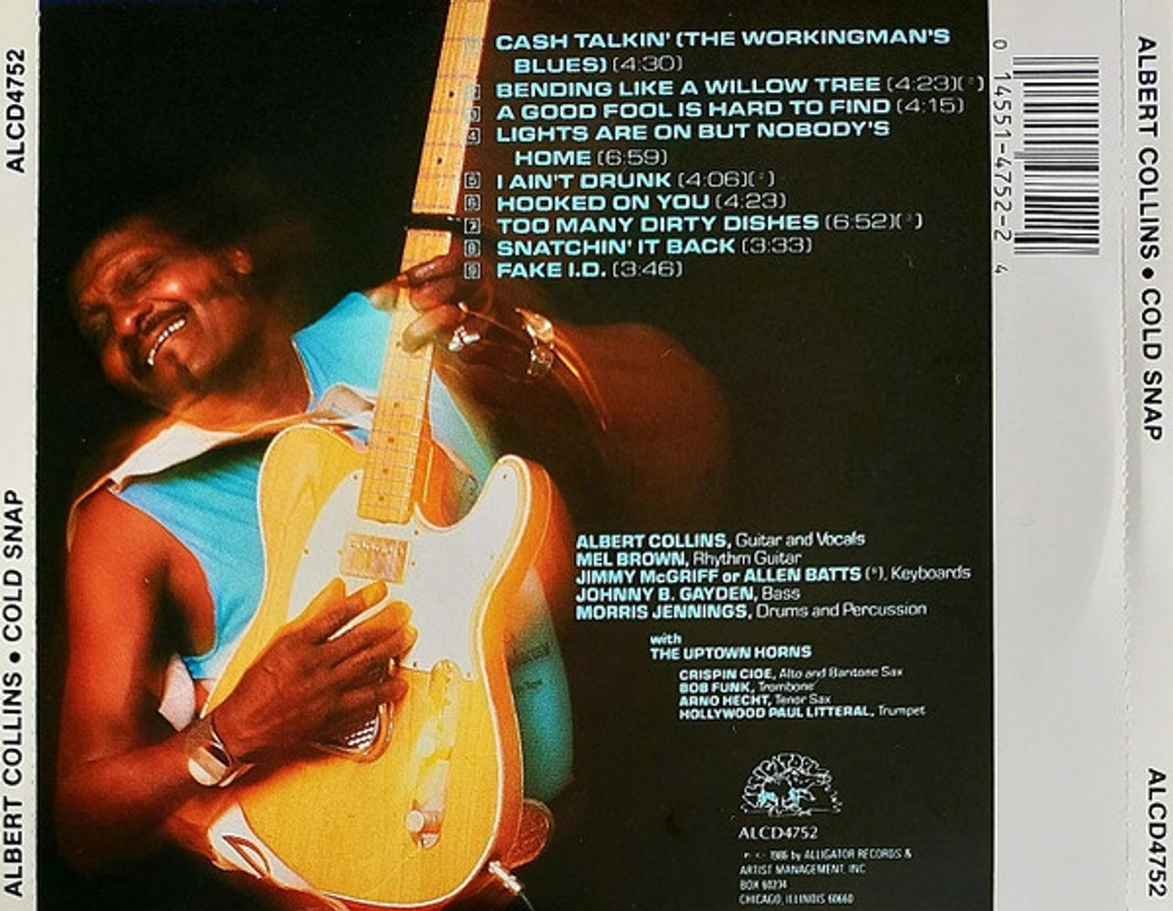 Image: Albert Collins – Cold Snap CD | Relix