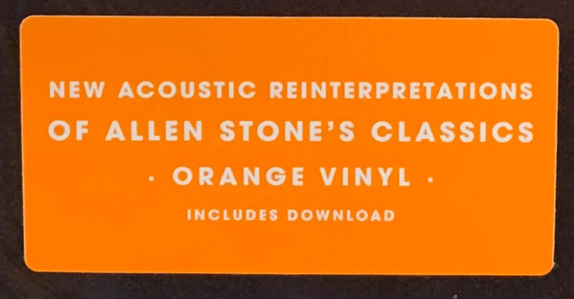 Image: Allen Stone – APART (Translucent Orange LP Vinyl) Vinyl LP | Relix