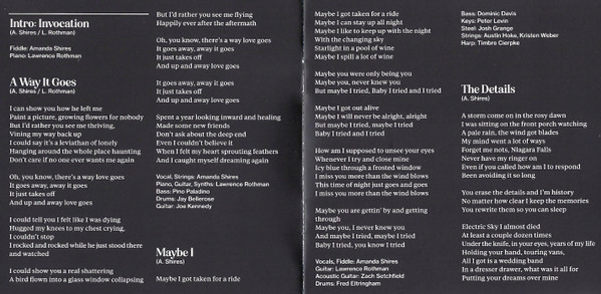 Image: Amanda Shires – Nobody's Girl CD | Relix