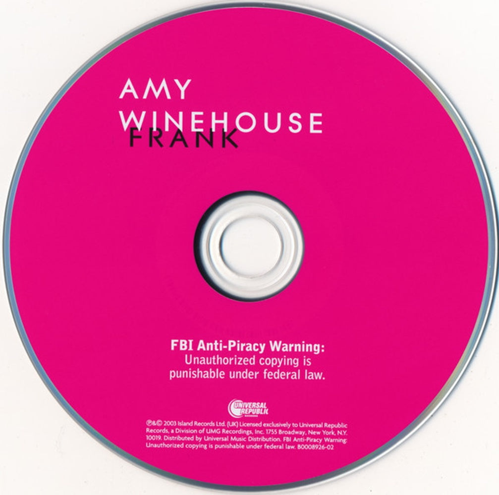 Image: Amy Winehouse – Frank (CD) CD | Relix