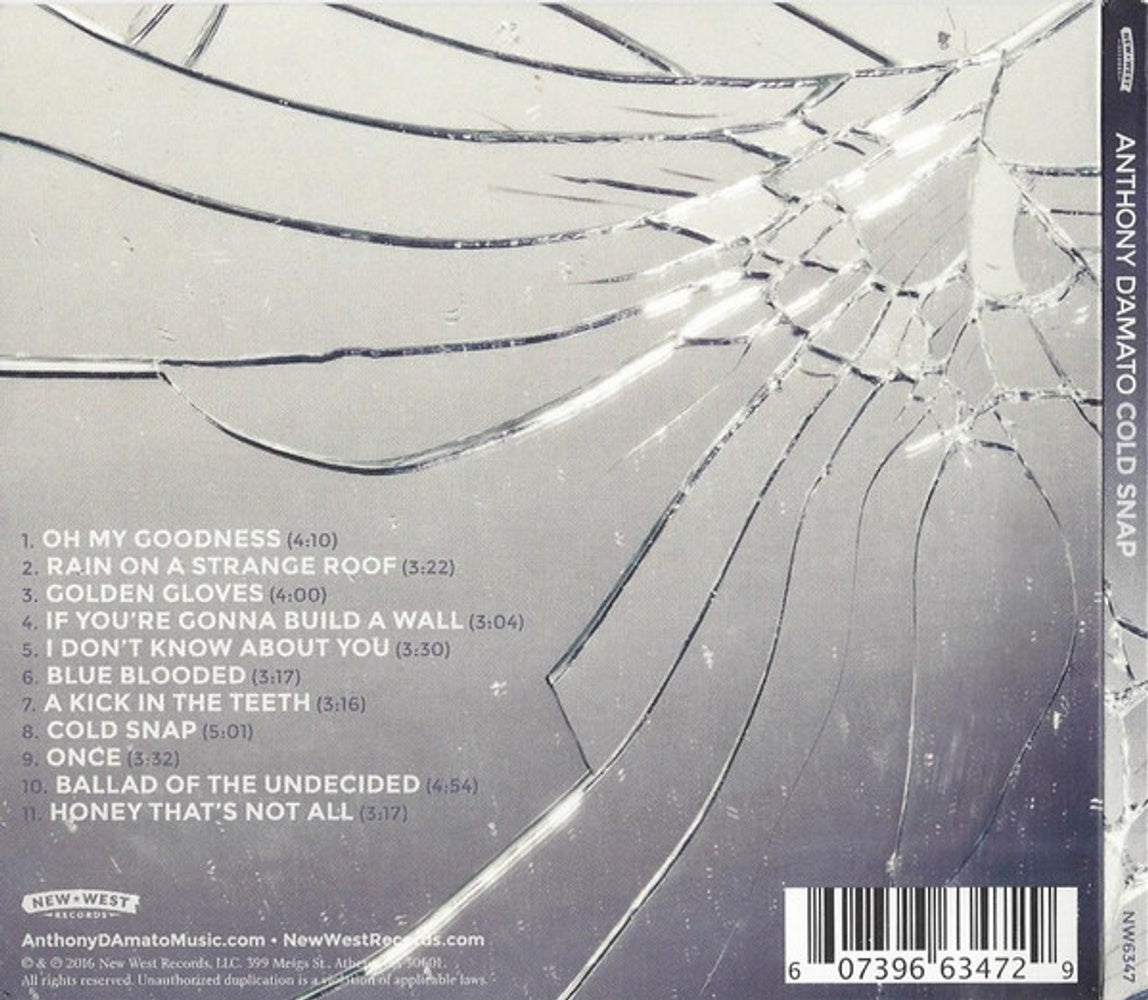 Image: Anthony D'amato – Cold Snap CD | Relix