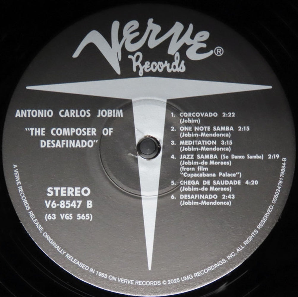 Image: Antonio Jobim  Carlos – Composer Of Desafinado, Plays (Verve Vault Series LP Vinyl) Vinyl LP | Relix