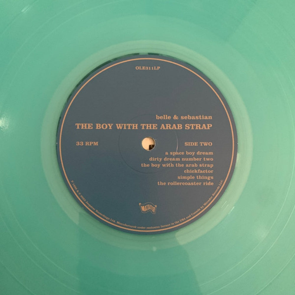 Image: Belle And Sebastian – The Boy With The Arab Strap (Clear Blue LP Vinyl) Vinyl LP | Relix
