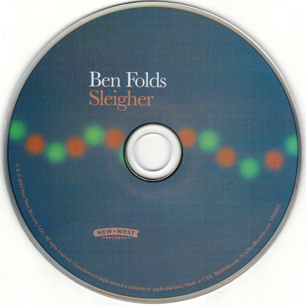 Image: Ben Folds – Sleigher (Autographed CD) CD | Relix