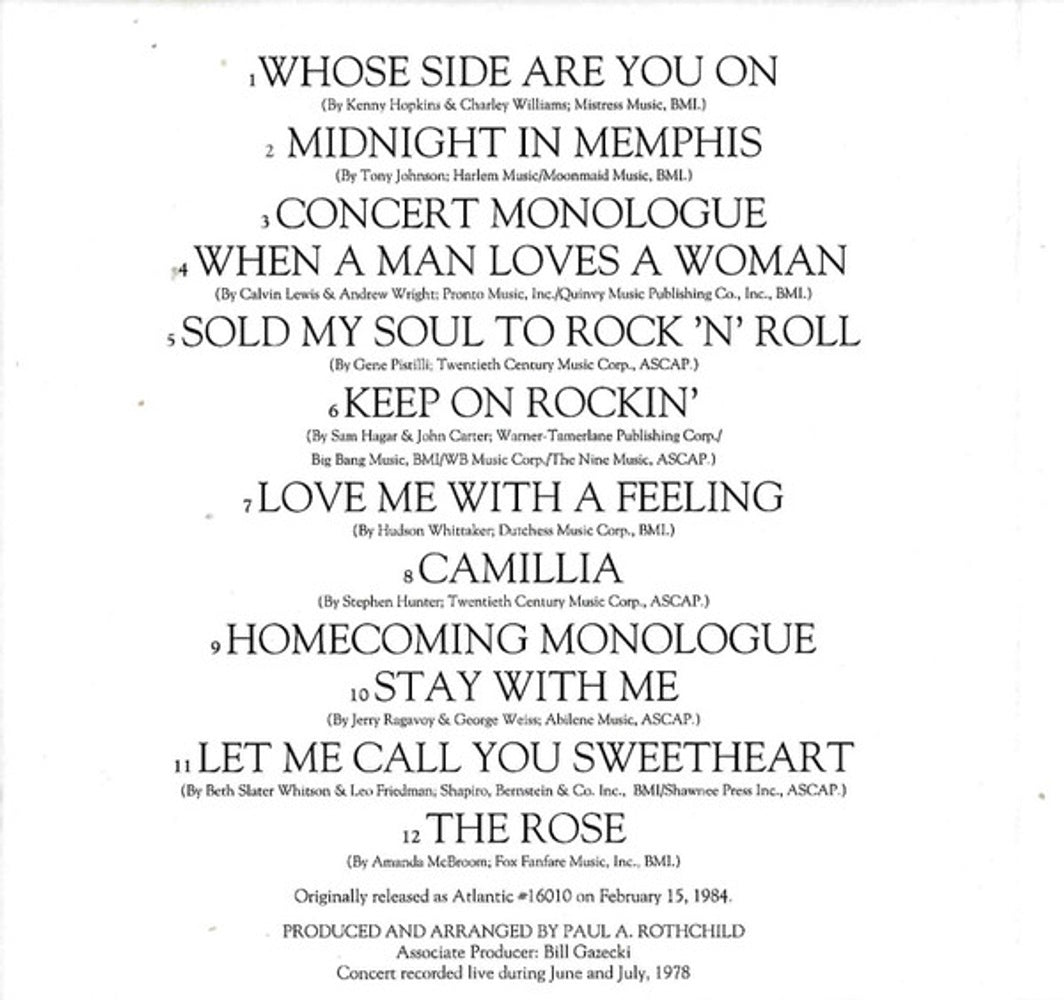Image: Bette Midler – The Rose (Soundtrack CD) CD | Relix
